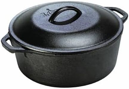 Lodge Cockware Schmortopf aus Gusseisen, mit Deckel, 30cm