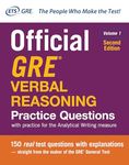 Official GRE Verbal Reasoning Practice Questions, Second Edition, Volume 1