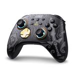 IINE Wireless Switch Controller, Switch Pro Controllers for Nintendo Switch/Lite/OLED, Switch Remote Gamepad with Headset Jack/RGB Light/Macro Setting/Wake up/Turbo/Adjustable Dual-Motor Vibration