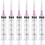 12 Pack 20ml Plastic Syringe Luer L