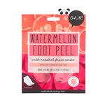 Oh K! Exfoliating Foot Socks, For Dry Hard Skin, Watermelon Scent, Vegan and Cruelty Free, 65g