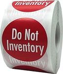 Do Not Inventory Labels Red with Wh