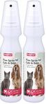 Beaphar – Flea Spray for Cats and Dogs – Kills Fleas Within 24 Hours – UK Authorised Veterinary Medicine – Pump action spray - 150 ml (Pack of 2)