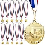 Juvale 12 Pack Basketball Medals fo