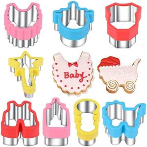 ETERSION Baby Shower Cookie Cutters 8 Pieces Baby Cookie Cutters