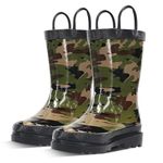 Western Chief Boy's Multicolored Rain Boot - 4 US