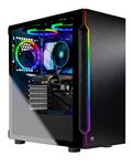 Happy Watch SkyTech Shadow 3.0 Gaming Computer PC Desktop - Ryzen 7 3700X 8-Core 3.6GHz, RTX 3060 12GB, 1TB SSD, 16GB DDR4 3000, RGB Fans, AC WiFi, 600W Gold PSU, Windows 10 Home 64-bit, Black