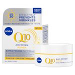 NIVEA Q10 Anti-Wrinkle Power SPF30 Firming Day Cream (50ml), Facial Moisturiser to Reduce Wrinkles, Firming Cream to Nourish and Achieve Firmer Skin in 7 Days