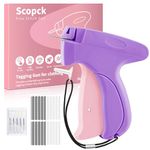 Stitch Gun for Clothes - Handheld Stitch Gun Quick Clothing Fixer - Tagging Gun - Includes 6 Needle, 1000 Black Fasteners & 1000 White Fasteners