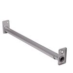 John Sterling RP0022-72/96 Adjustable Closet Rod, Platinum, 72-Inch to 96-Inch