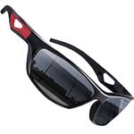 FLEX SplitFire - Ultra Tough Polarized Sport Sunglasses for Women Men & Teens, Superior Clarity & Durability. Running Cycling Golf Driving Fishing Motorcycle Volleyball Baseball glasses