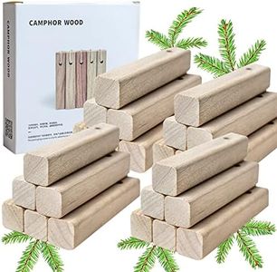 Better insect repellent than Cedar Balls,20 PCS Cedar Blocks for Clothes Storage,Camphor wood strips(10 * 2 * 2cm),Root for Closet Storage, longer lasting effect