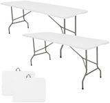 Set of 2 Folding Table 6 FT Camping
