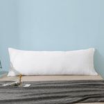 S VICTORY SYMBOL Body Pillow Cover White,100% French Linen Body Pillow Case 20"x 54",Super Soft & Breathable & Moisture-Absorbing, Envelope Closure
