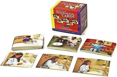 Stages Learning Materials Language Builder Sequencing Flash Cards Photo Action and Self-Help Skills Sequence Cards for Autism Education and ABA Therapy