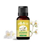 ALLORO Jasmine Essential Fragrance Oil | Jasmine Aroma Oil for Home Fragrance | Helps in concentration & meditation | Used in Diffusers, Candles, Air Fresheners, Soaps