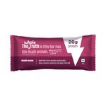 The Whole Truth - High Protein Double Cocoa 20g Protein Bar - Pack of 5 x 67g each - - No Preservatives - No Artificial Flavours - All Natural