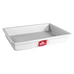 Fat Daddio's POB-9132 Sheet Cake Pan, 9 x 13 x 2 Inch, Silver