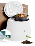 Lomi 1 | World’s First Smart Waste™ Home Food Upcycler | Turn Waste into Natural Fertilizer with a Single Button with Lomi 1, Electric Kitchen Food Recycler (Bundle with 45 Extra Cycles)