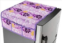 Amazon Brand - Solimo Polyester Fridge Top Cover, Purple