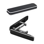 Cell Phone Kickstand Multi-Angle Aluminum Kickstand Cradle Holder Stand for Office Desk Compatible with All Smartphone Kindle All Small Devices (Black)