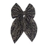 Radhu & Kabby Hair Bow For Women/Girls | Anti-Hair Fall Hairclips | Fancy & Stylish | Suitable Every Hair Type | Stylish and Comfortable Accessories | Pack of 1 | Black Color