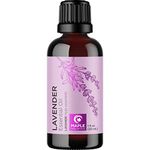 Pure Lavender Essential Oil for Diffusers - Premium Grade Lavender Oil for Hair Skin and Nails - Lavender Aromatherapy Oil for Diffusers and Relaxation plus Natural Bath Oil for Home Spa Self Care