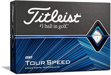 Titleist Tour Speed Golf Balls, White, (One Dozen)