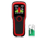 KAIWEETS Stud Finder Wall Scanner, 5 in 1 Electronic Stud Detector with Color LCD Display and Calibration Alarm, Stud Sensor Beam Finders for The Center and Edge of Wood Metal Studs Joist Pipe AC Wire