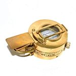 Nautical.Gift.Decor 3'' Military British Prismatic Compass Solid Brass polish Finish item