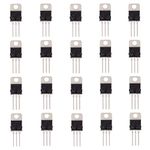 BOJACK IC L7805CV Voltage Regulator Output 5 V 1.5 A Integrated Circuits L7805 Linear Positive Voltage Regulators TO-220(Pack of 20 pcs)