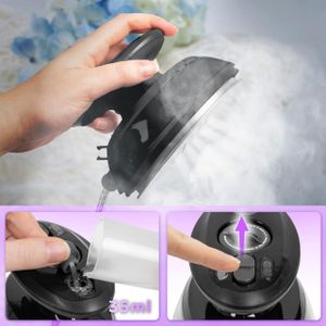 Duronic Travel Iron 400W – Compact Portable Steam Iron, Black