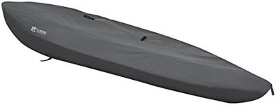 Classic Accessories StormPro Dark Grey 16 Foot Heavy-Duty Kayak/Canoe Cover, Marine Grade Fabric, Water Resistant, Storage Dust Cover, Fishing Boat, Sunblock Shield