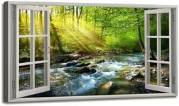 Large Canvas Wall Art Forest Pictur