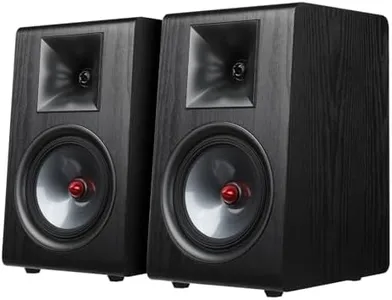 AIYIMA P600 6.5" Bookshelf Speakers for Desktop, 6° Tilted Design & Carbon Fiber Woofer & Horn Silk Tweeter, 30Hz-20kHz 2-Way Passive Speaker for Home Audio Stereo Speakers (Pair)