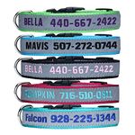 Reflective Embroidered Dog Collars