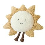 Sun Plush Pillow |Home Decor Soft Cushion |15inch Creative Sun and Star Moon Shape Plush Toys|for Children's room decoration or Birthday Gifts for boys and Girls (Sun)