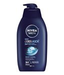 NIVEA MEN Cool Kick Body Wash | Men Shower Gel for Body, Face and Hair, 887 ml