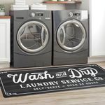 KOZYFLY Laundry Room Rug Runner 20"