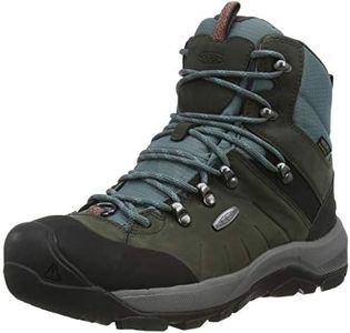 KEEN Women's Revel 4 Polar Mid Height Waterproof Snow Boot, Magnet North Atlantic, 9.5 US