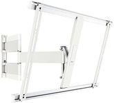 Vogel's THIN 545 full-motion TV wall bracket for 40-65 inch (102-165 cm) TVs, swivels up to 180º, tiltable, max. 55 lbs (25 kg), max. VESA 600x400, ultra slim TV wall mount, TÜV certified, White
