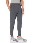 Russell Athletic Men's Dri Power Fleece Joggers with Pockets, Relaxed Fit, Moisture Wicking Sweatpants, Black Heather, Medium