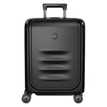 Victorinox Swiss Designed Travel Bag, Spectra 3.0, Expandable Global Carry-On, Hardside Cabin Luggage, 39 litres, Sorplas™ Polycarbonate, Black (611753) | Swiss Trolley Suitcase Bag