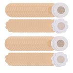 Tugaizi 80 Pieces of Nipple Covers Breast Pasties Comfortable Adhesive Bra Disposable Satin Petals Pasties for Women Beige