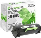 Be Green Ink Compatible Toner Cartridge for Lexmark MS321 MX321 MS421 MX421 MS521 MX521 MS621 MX621 MS321dn, MS421dn, MS421dw, MS521dn, MS621dn, MS622de, MX521de - 56F1H00 15K Black Toner