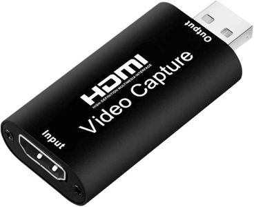 HDMI to USB 3.0 Video Capture Card 1080P HD Recorder for Video Live Streaming Game Cam Link for High Definition Acquisition, Live Broadcasting, Video Conference, Teaching, Gaming