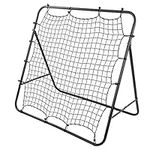 Soccer Rebounder Net,47.24x47.24inch Soccer Training Net Foldable Portable Steel,Bounce Back Net for Practicing, Passing, Shooting Assist Training