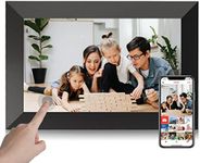 Digital Photo Frame, KEDEEK WiFi Digital Picture Frame 10.1 Inch with IPS Touch Screen HD Display,Auto-Rotat Built in 16GB Memory, Share Moments Instantly via Frameo App from Anywhere, Black