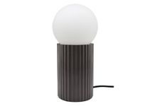 Modern Opaque Globe Desk Lamp Opal Sphere Glass Table Lamp Bedside Light H3014