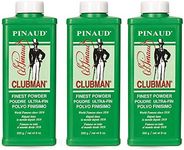 Clubman Pinaud Finest Powder, Classic White Powder for Men, Protection Against Sweat and Body Odor, 9 oz x 3 Packs